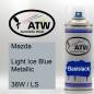 Preview: Mazda, Light Ice Blue Metallic, 36W / LS: 400ml Sprühdose, von ATW Autoteile West.